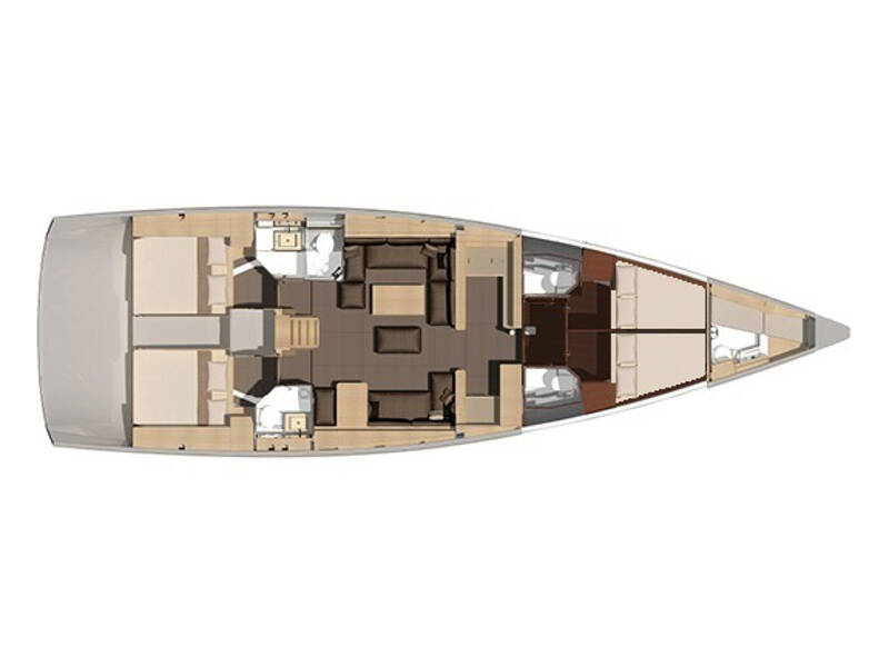 Dufour 56 Exclusive, TEFNUT - fully equipped