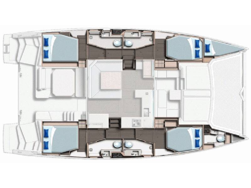 Leopard 45, Cabin 2 (Rosabe) - price for 2 pp