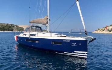 Sun Odyssey 490 3 cab version, ALFADAR (BLUE HULL, AC+GEN., UNDERWATER LIGHTS)